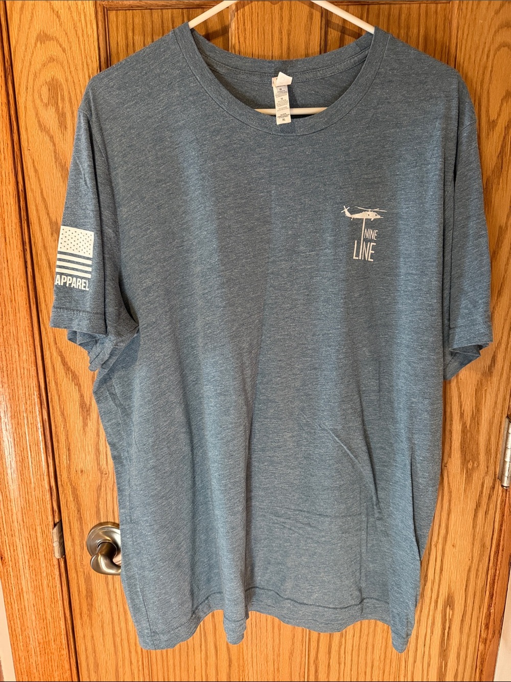 Nine Line Heather Slate Short-Sleeve Crew Tee